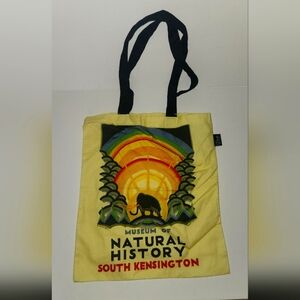 Museum of Natural History Tote Bag - Yellow and Black